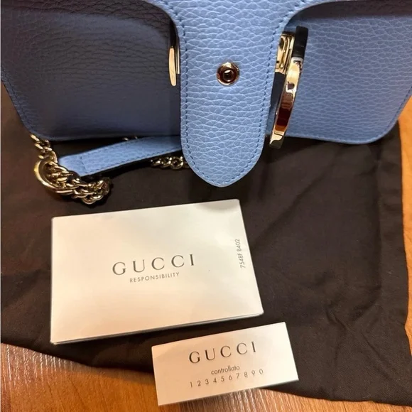 Gucci Light Blue Crossbody Bag - Picture 6 of 6
